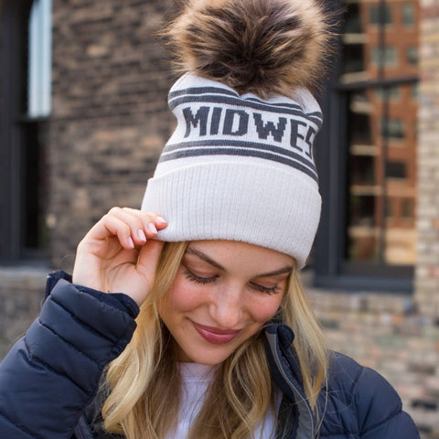** MIDWEST BEANIE - IVORY **