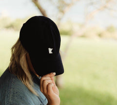 MN Black Relaxed Fit Hat