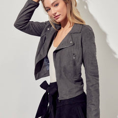 ** CARLY CHARCOAL JACKET **