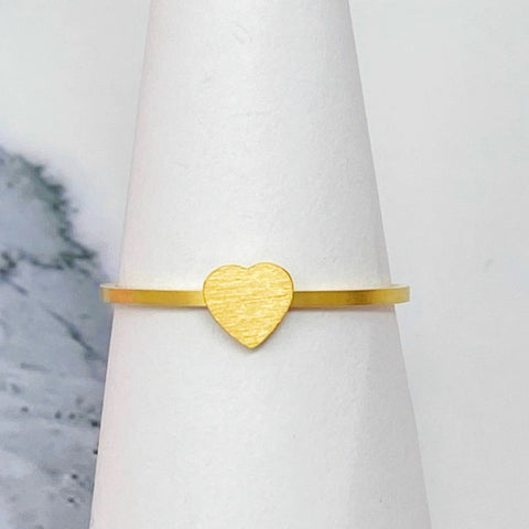 ** MYLES STACKABLE RING - HEART **