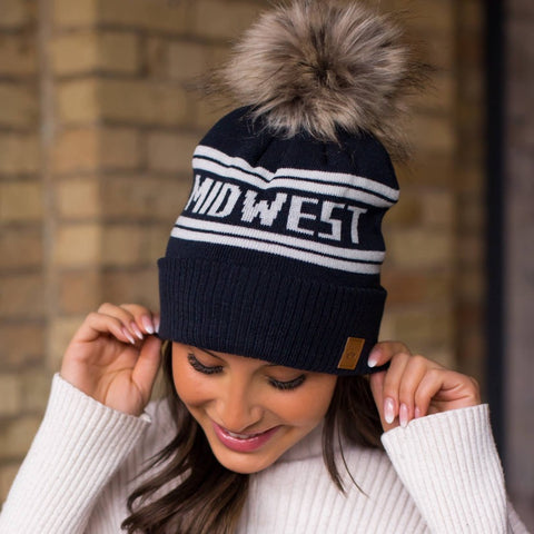 ** MIDWEST BEANIE - NAVY **