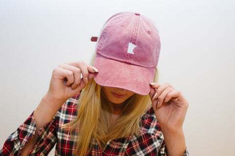 MN Burgundy Relaxed Fit Hat